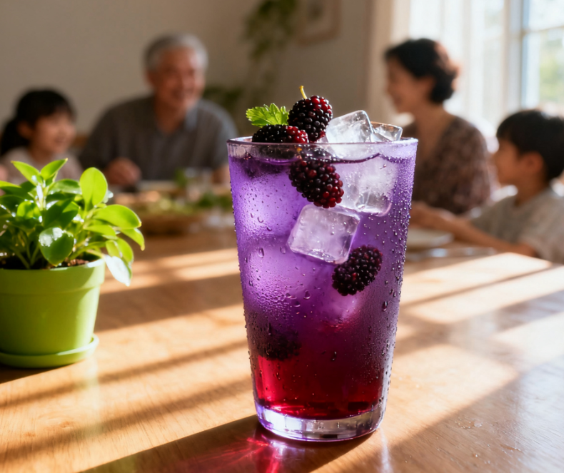 桑葚酒夏日冰饮 低度解暑